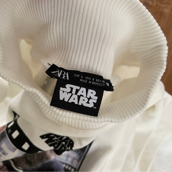Zara X Star Wars Princess Leia and Han Solo Disney Colab Mock Neck Sweater - Picture 6 of 9
